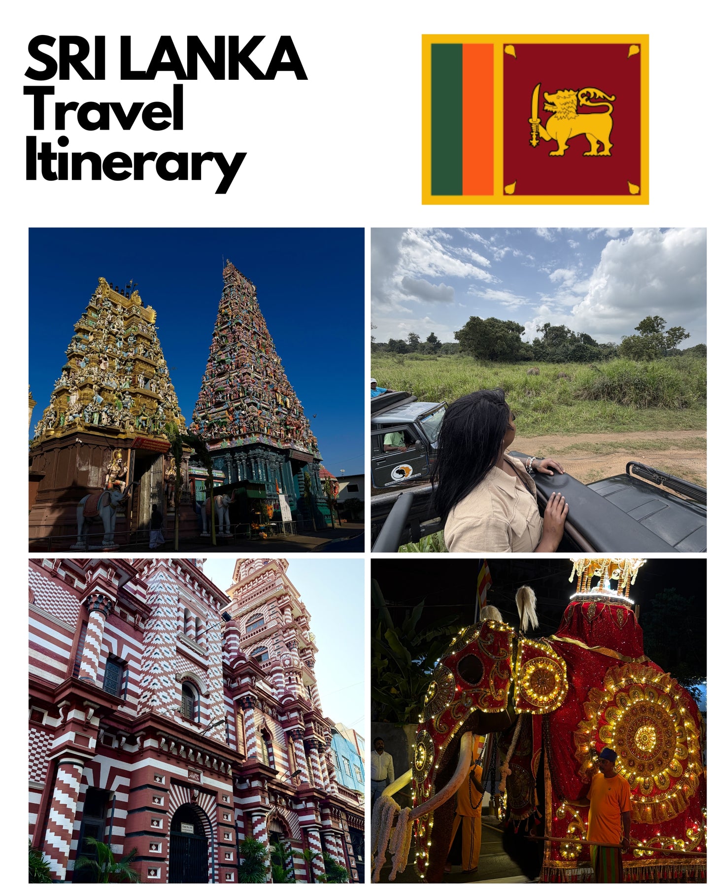SRI LANKA Travel Itinerary